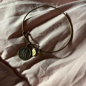 Alex + Ani Gold Vintage M bangle bracelet